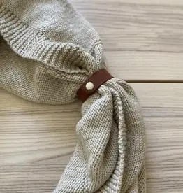 Leather Snap Shawl Cuff