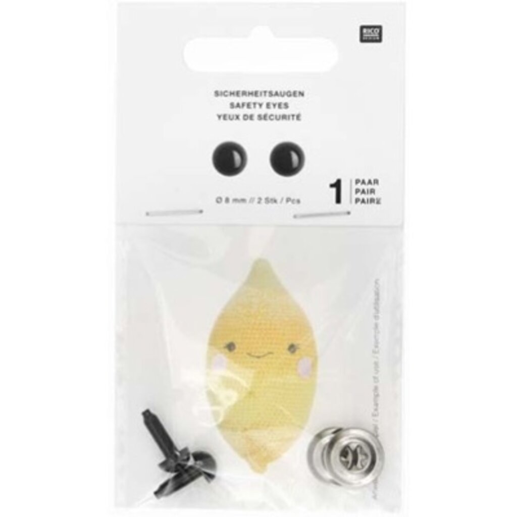 Rico Safety Eyes Black