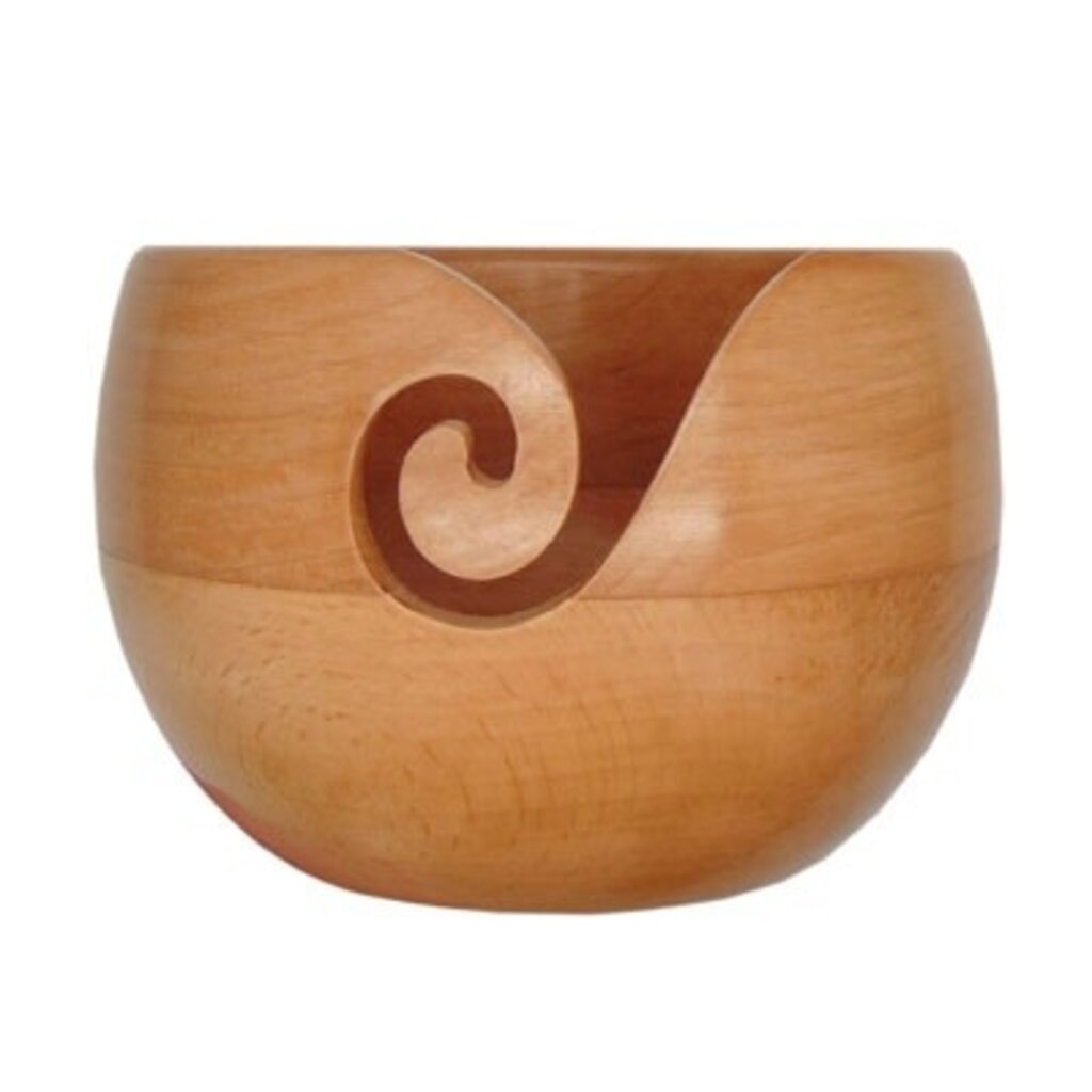 Yarn Bowl Beech Wood
