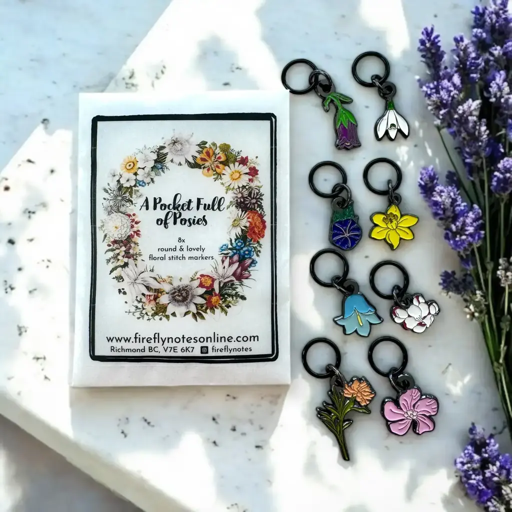 Pocket Full of Posies Stitch Marker Pack