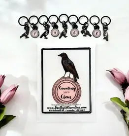 Counting (Yarn) Crows Stitch Marker Set
