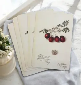 Vintage Botanical Project Goal Cards