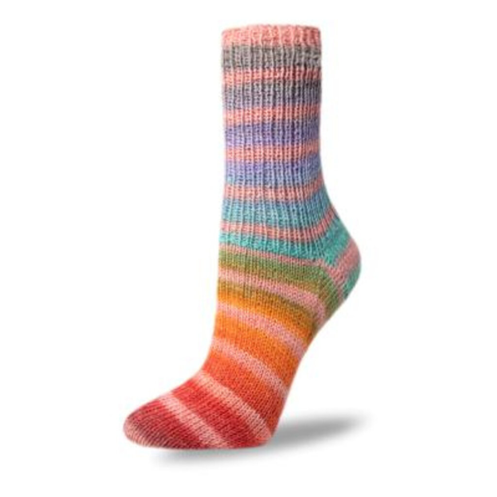 Rellana Garne Flotte Socke 4 ply Perfect Tropical