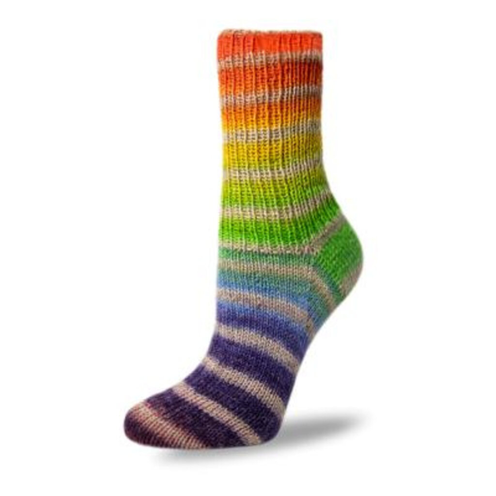 Rellana Garne Flotte Socke 4 ply Perfect Tropical