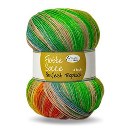 Rellana Garne Flotte Socke 4 ply Perfect Tropical