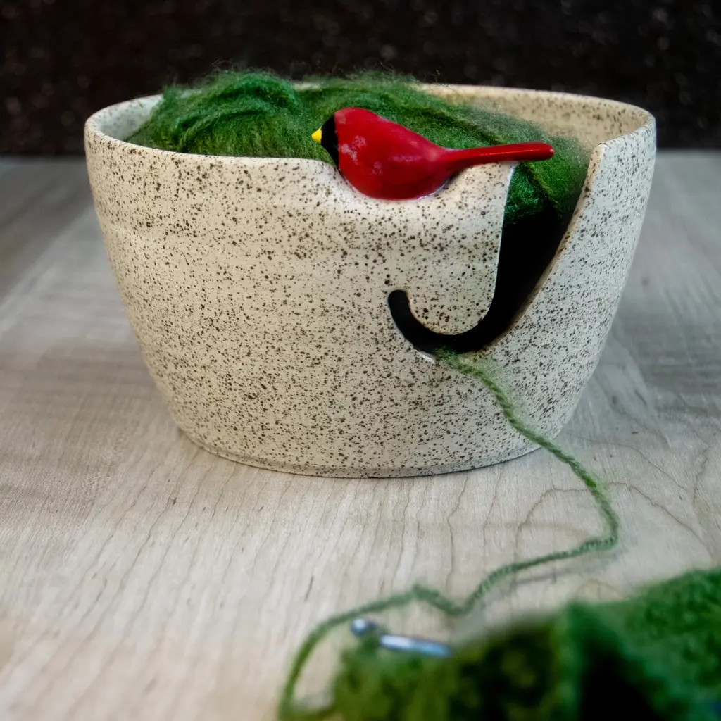 Ceramic Birdie Yarn Bowl