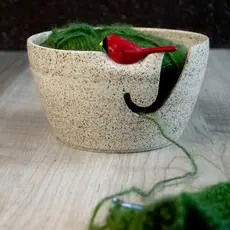Ceramic Birdie Yarn Bowl