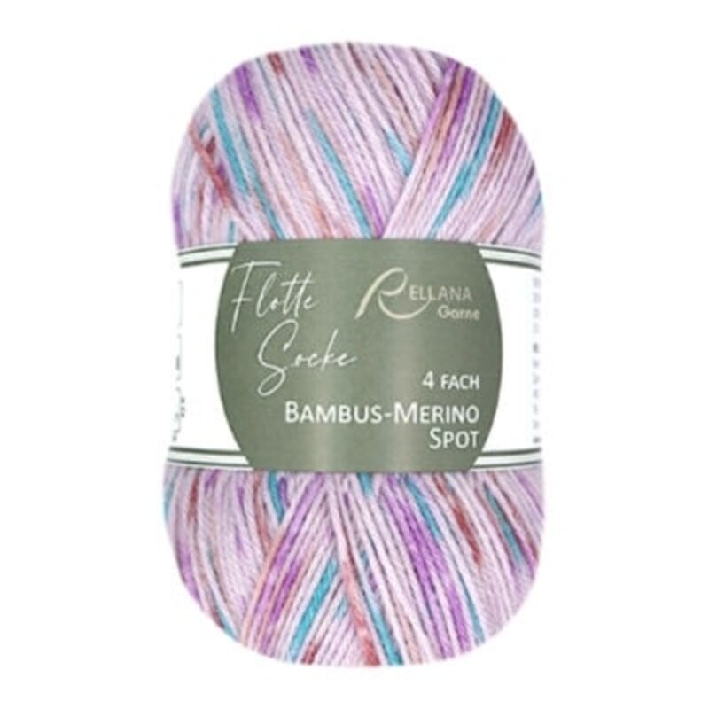 Rellana Garne Flotte Socke Bamboo-Merino Spot 4ply