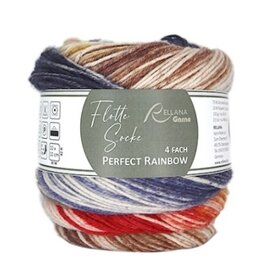 Rellana Garne Flotte Socke 4ply Perfect Rainbow