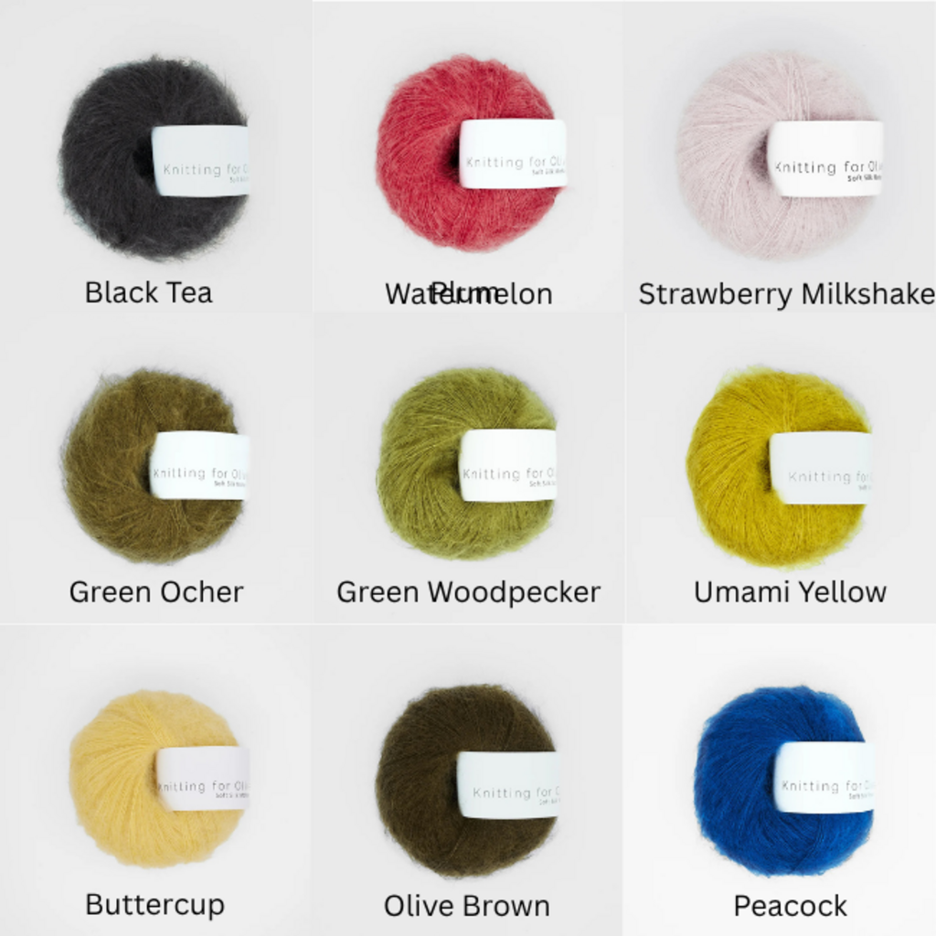 Knitting for Olive Soft Silk Mohair
