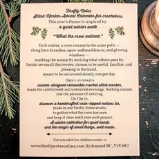 Firefly Notes 2026 Crochet Stitch Marker Advent Calendar