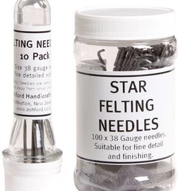 Harmonique Felting Needles - Pack Of 10 Size 38 Star