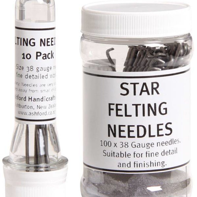 Harmonique Felting Needles - Pack Of 10 Size 38 Star