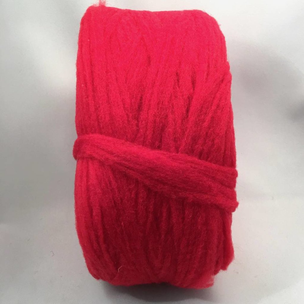 Custom Woolen Mills Prairie Wool Dyed Solid Red 16