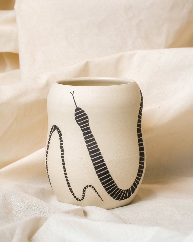AS Ceramics AS Ceramics Small Snake Vase