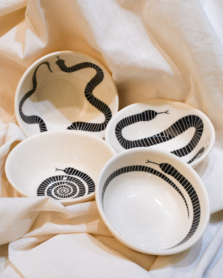 AS Ceramics AS Ceramics Snake Bowl