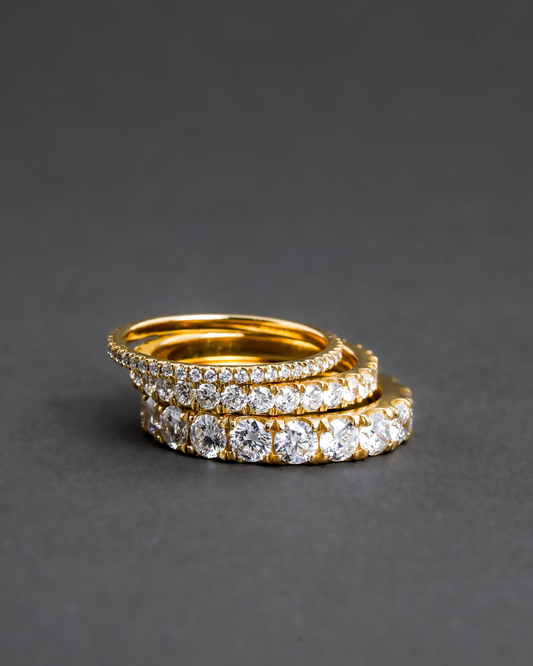 4mm diamond outlet eternity band