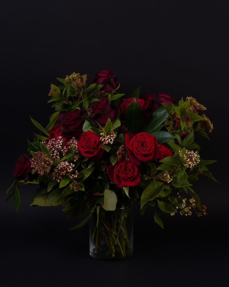 Asrai Garden Valentine's Day Rose Bouquet: 2 Dozen