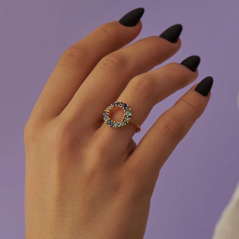 Artëmer Artemer Bubble Multicolor Sapphire Ring