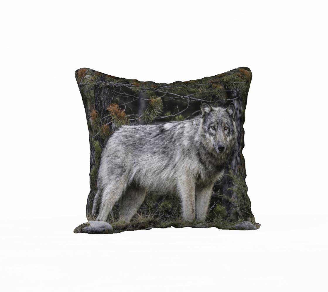 wolf pillow case