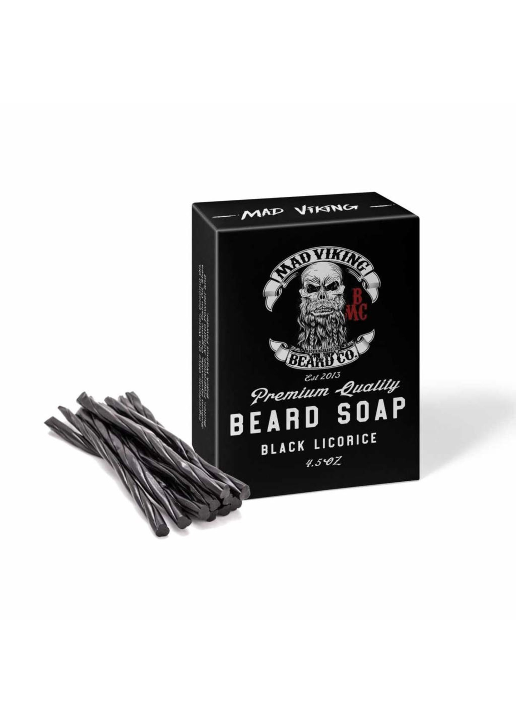 Mad Viking Beard Co. Mad Viking - Black Licorice Bar Soap