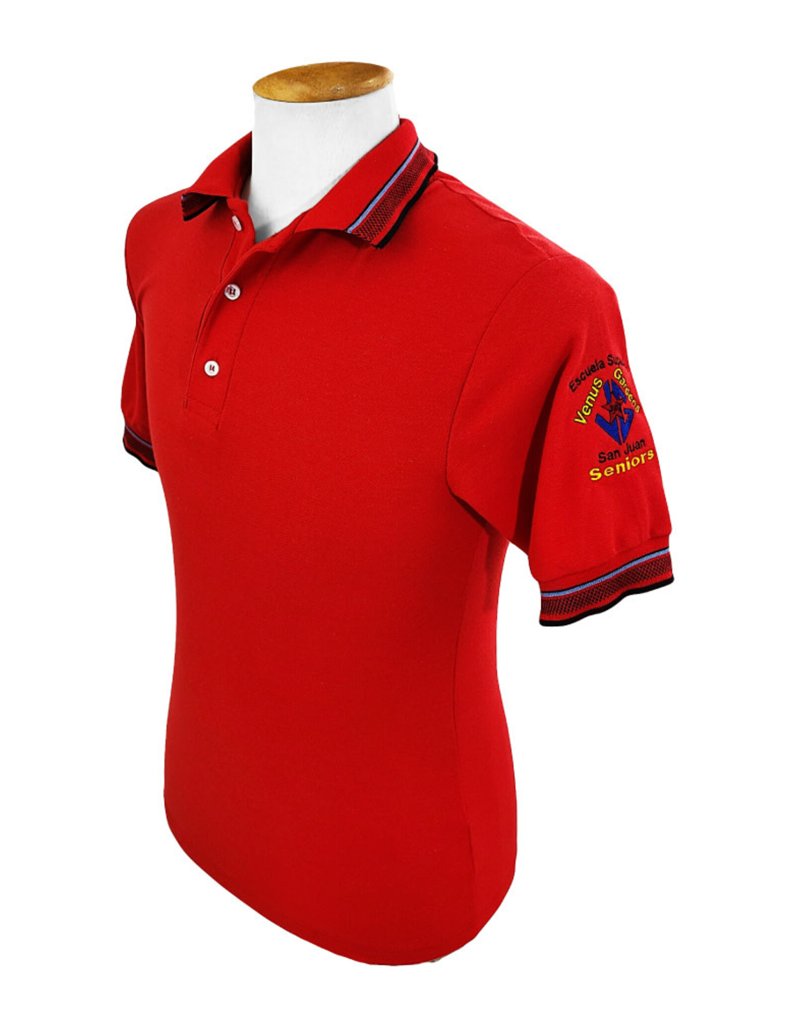 Polo Rojo 100% Polyester | 12mo | Esc. Venus Gardens