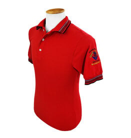Polo Rojo 100% Polyester | 12mo | Esc. Venus Gardens