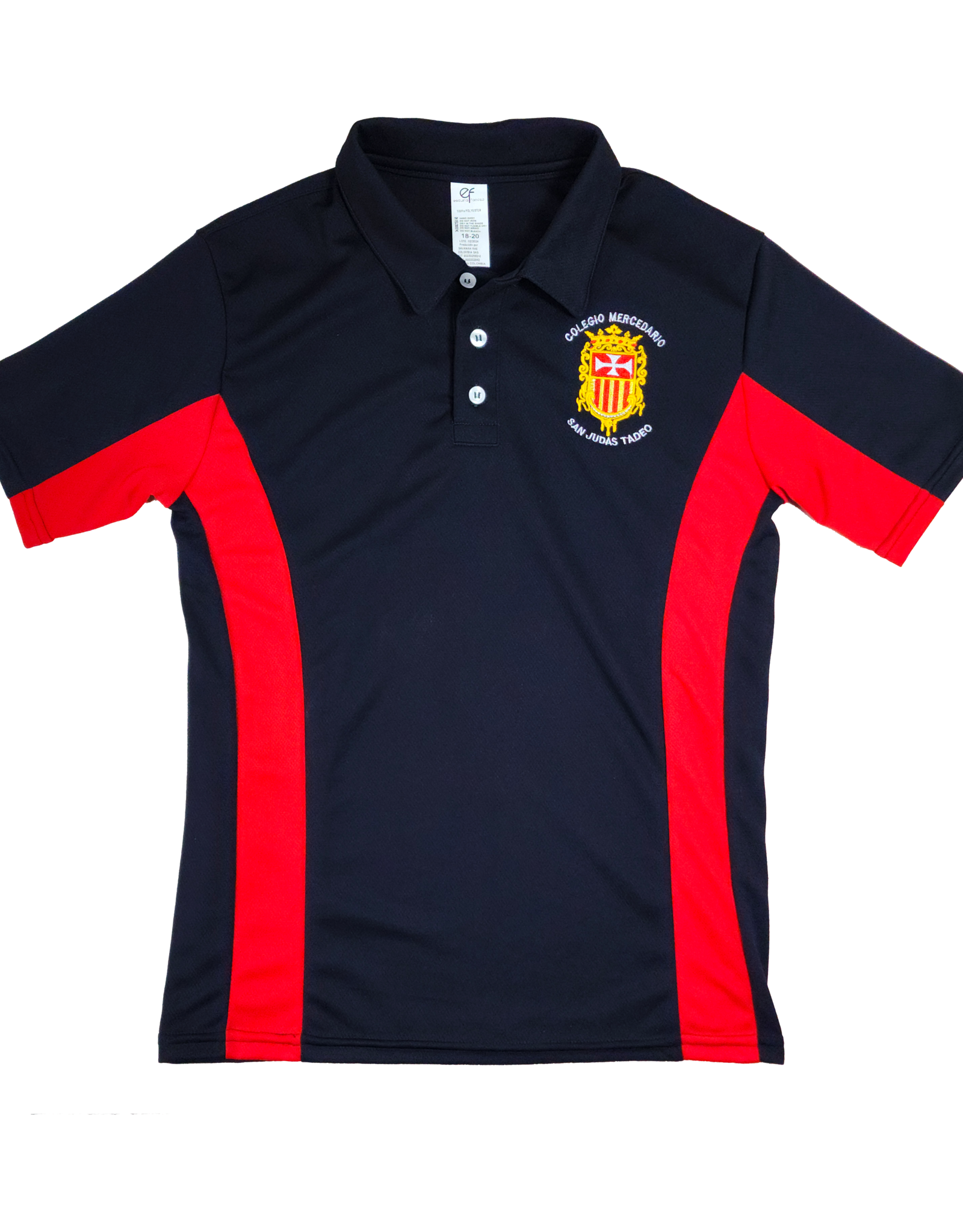 Col. San Judas Tadeo Polo Negro | Bordes Rojos | Col. San Judas Tadeo