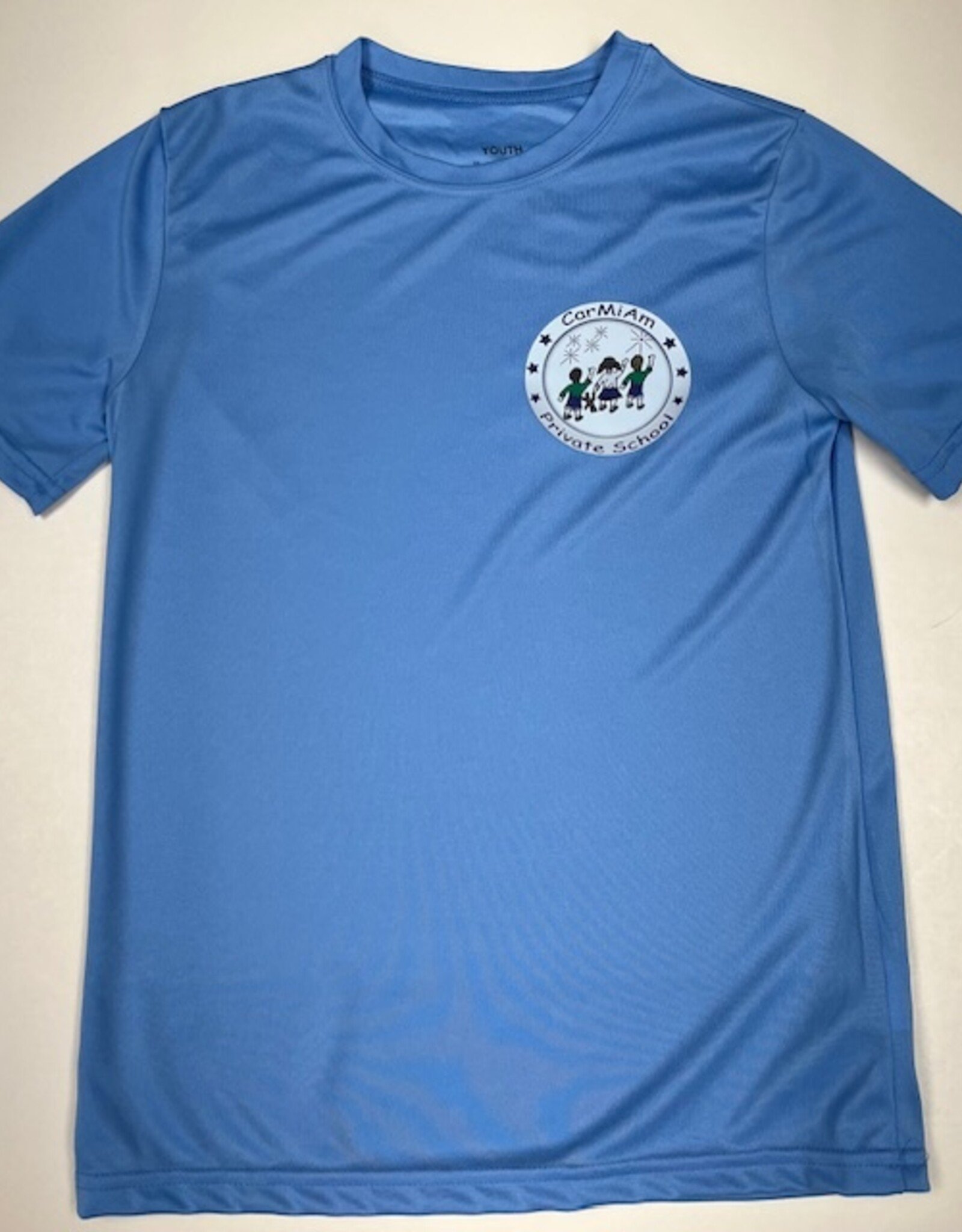 CarMiAm Private School T-Shirt Azul m/c | Ed. Fisica | Carmiam Private School