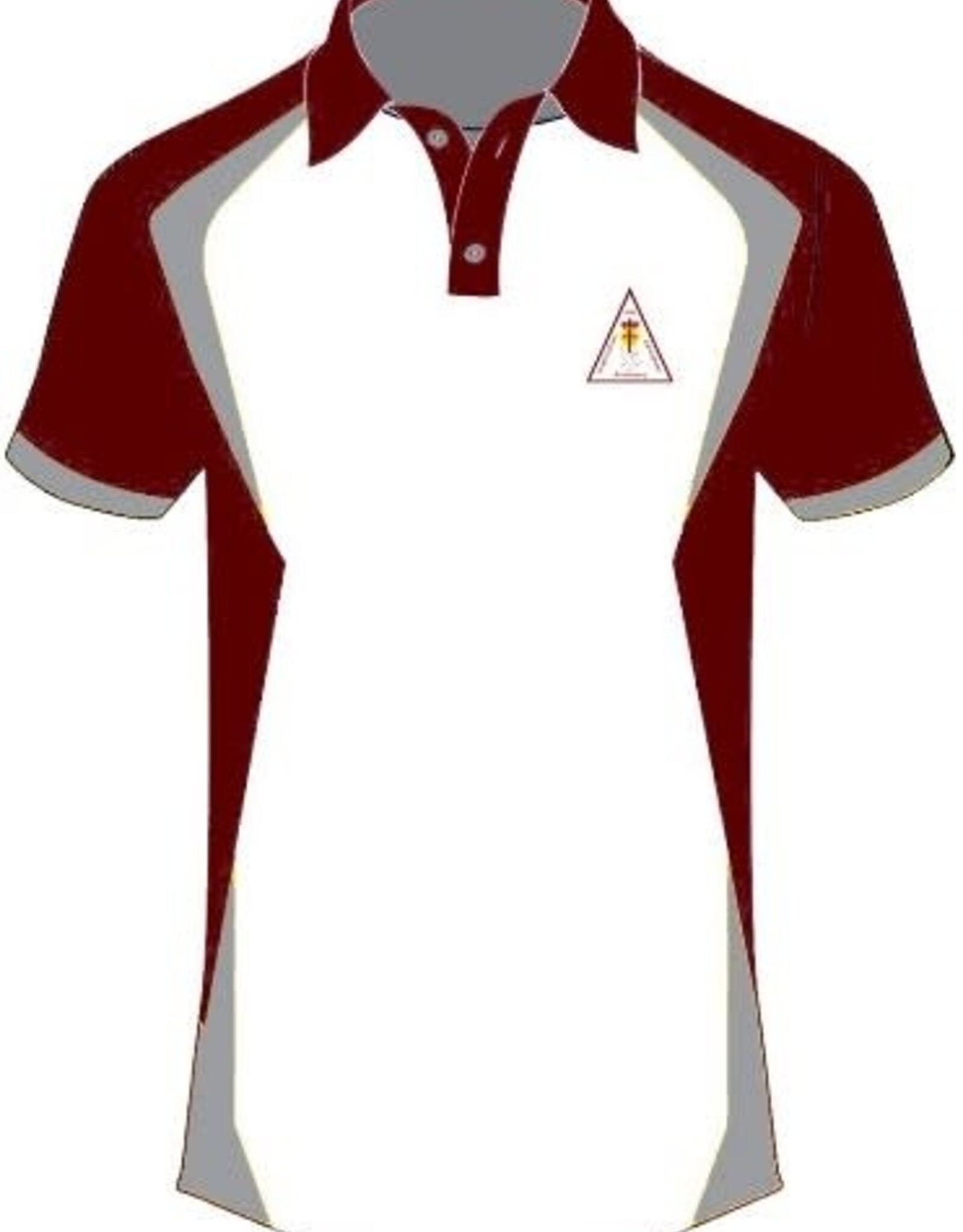 Inspiration Christian Acad. Polo | Vino y Gris | Inspiration Christian Acad.