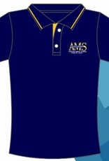 Antilles Middle School AMS Polo | Navy | Embroidered | Antilles Middle School