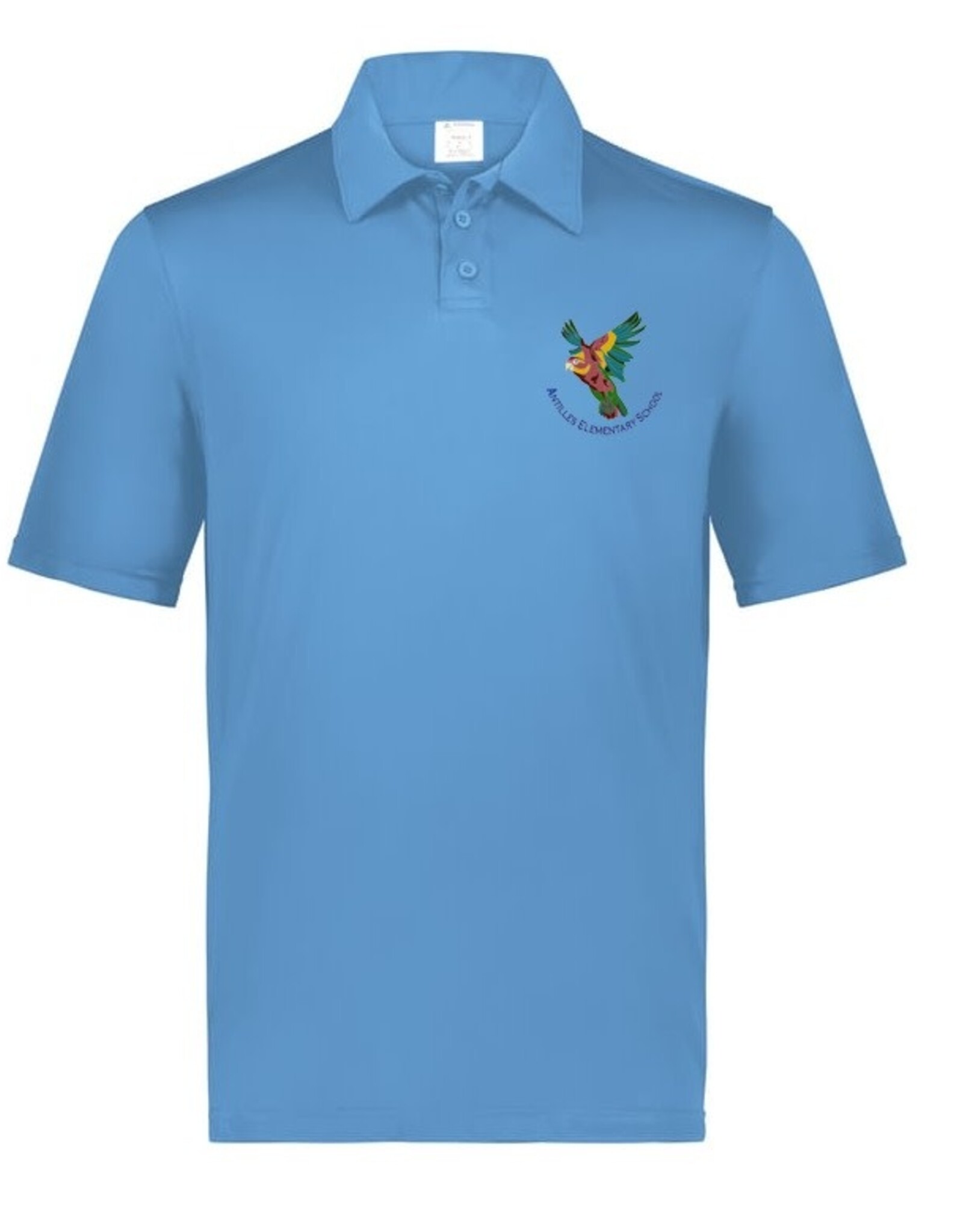 Antilles Elementary School AES Polo | Neon Blue | Embroidered | Antilles Elementary School