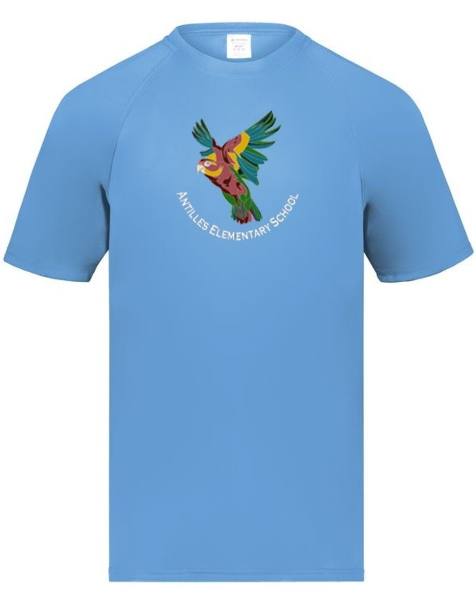 Antilles Elementary School AES T-Shirt | Neon Blue | Printed | Antilles Elementary School