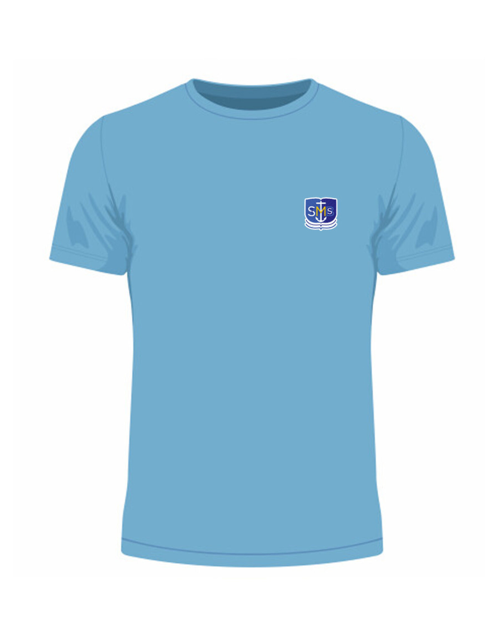 St. Monica Bilingual School T-Shirt | Azul Claro | Saint Monica