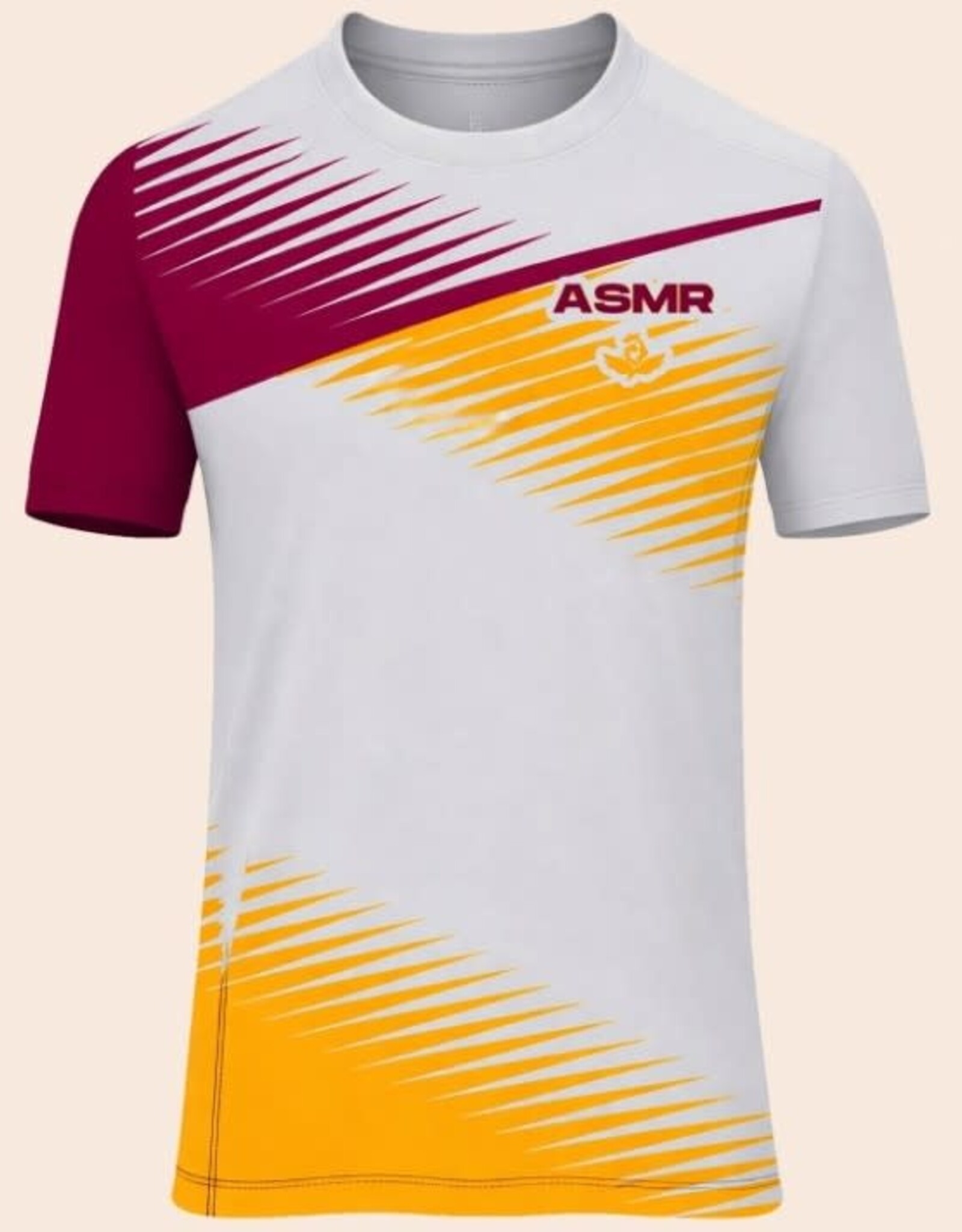 Acad. Santa Maria Reina T-Shirt Sublimado | Wine & Yellow | Acad. Santa Maria Reina