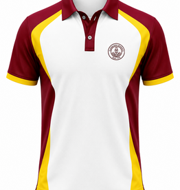Acad. Santa Maria Reina Polo Sublimado | Wine & Yellow | Acad. Santa Maria Reina