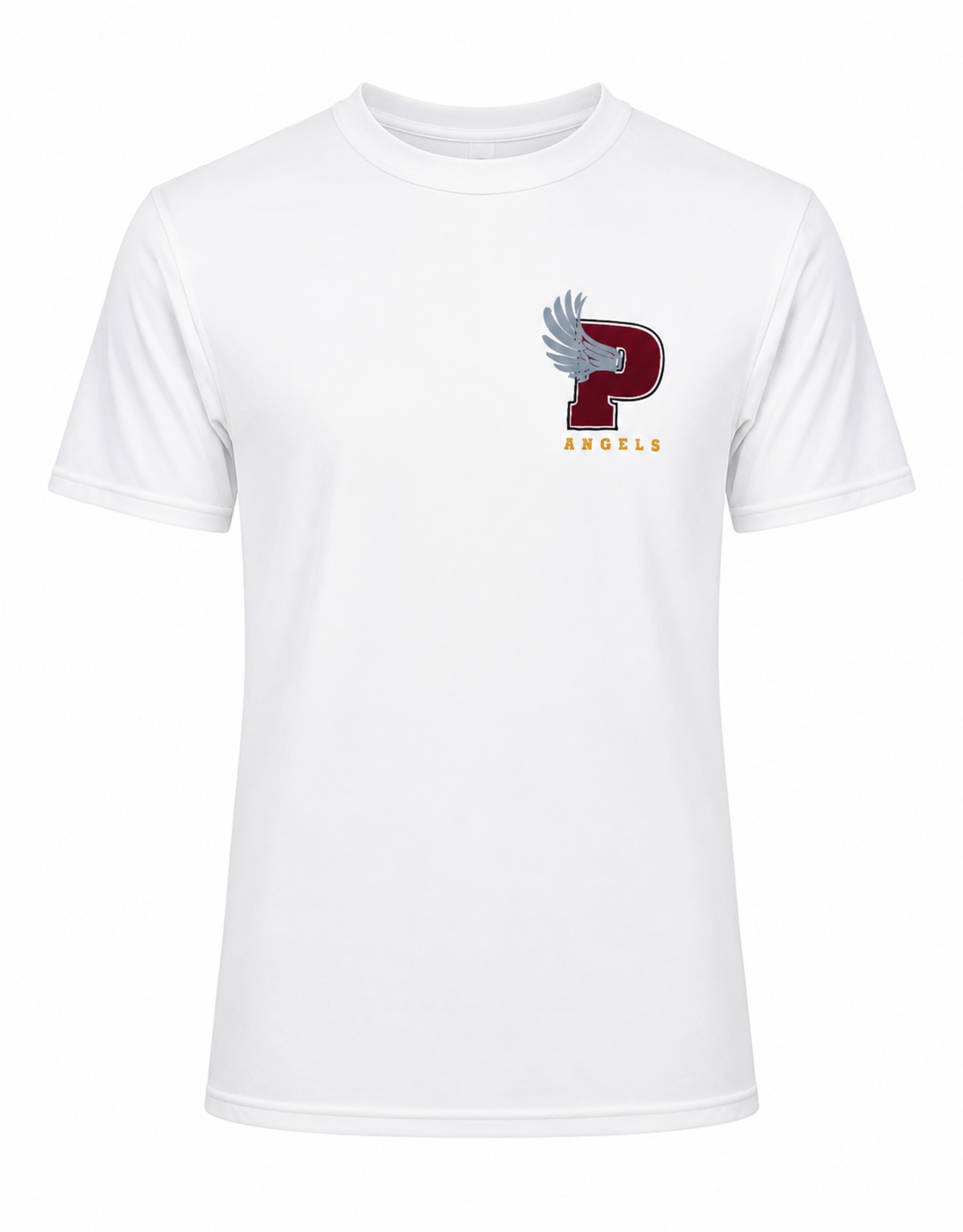 Academia Perpetuo Socorro T-Shirt Blanco m/c | Ed Fisica | 4to a 11mo | Academia Perpetuo Socorro