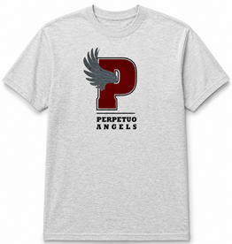 Academia Perpetuo Socorro T-Shirt Ash | Educacion Fisica |  Pre-Kinder a 3ro | Academia Perpetuo Socorro