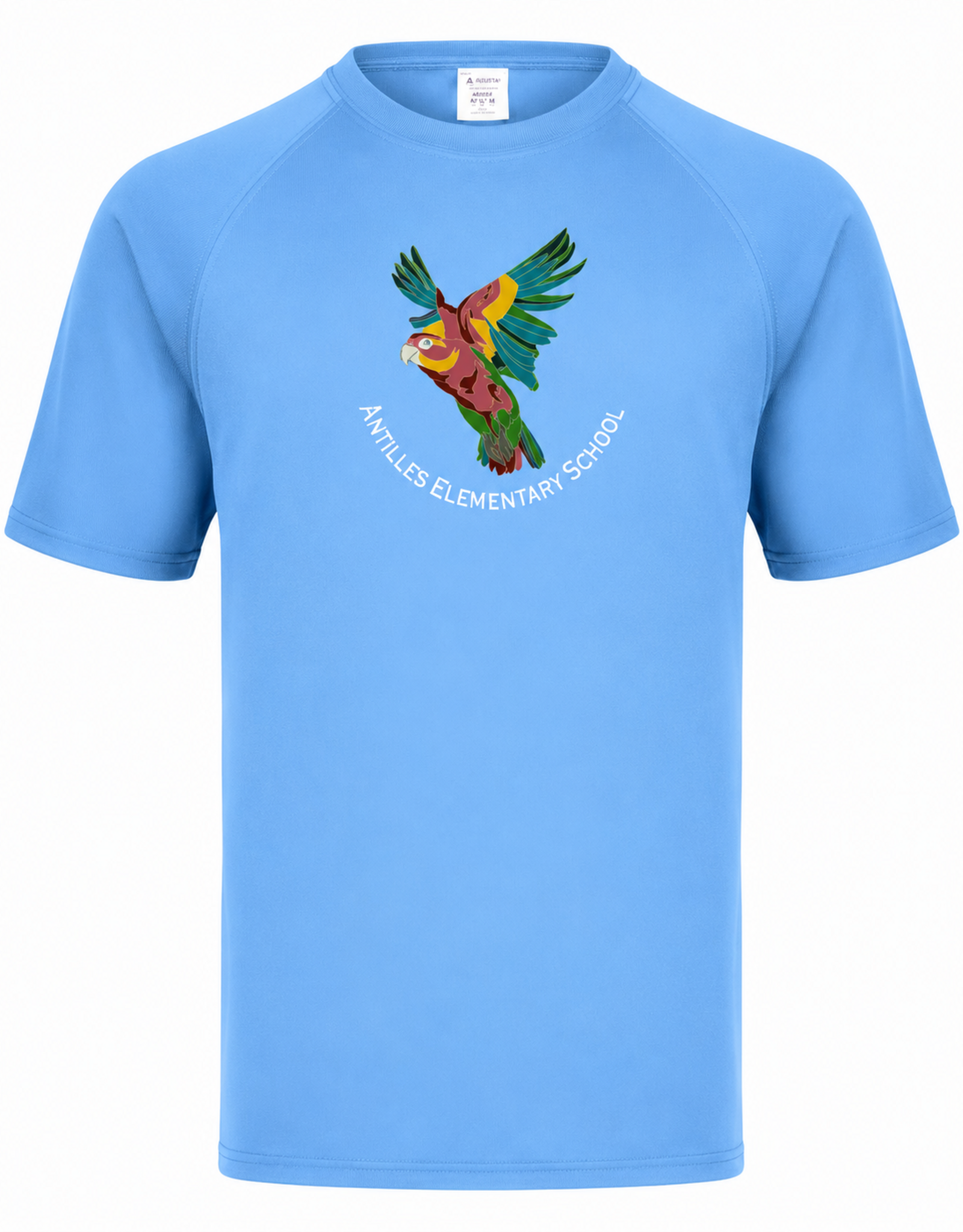 Antilles Elementary School AES T-Shirt | Neon Blue | Printed | Antilles Elementary School