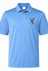 Antilles Elementary School AES Polo | Neon Blue | Embroidered | Antilles Elementary School