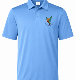 Antilles Elementary School AES Polo | Neon Blue | Embroidered | Antilles Elementary School