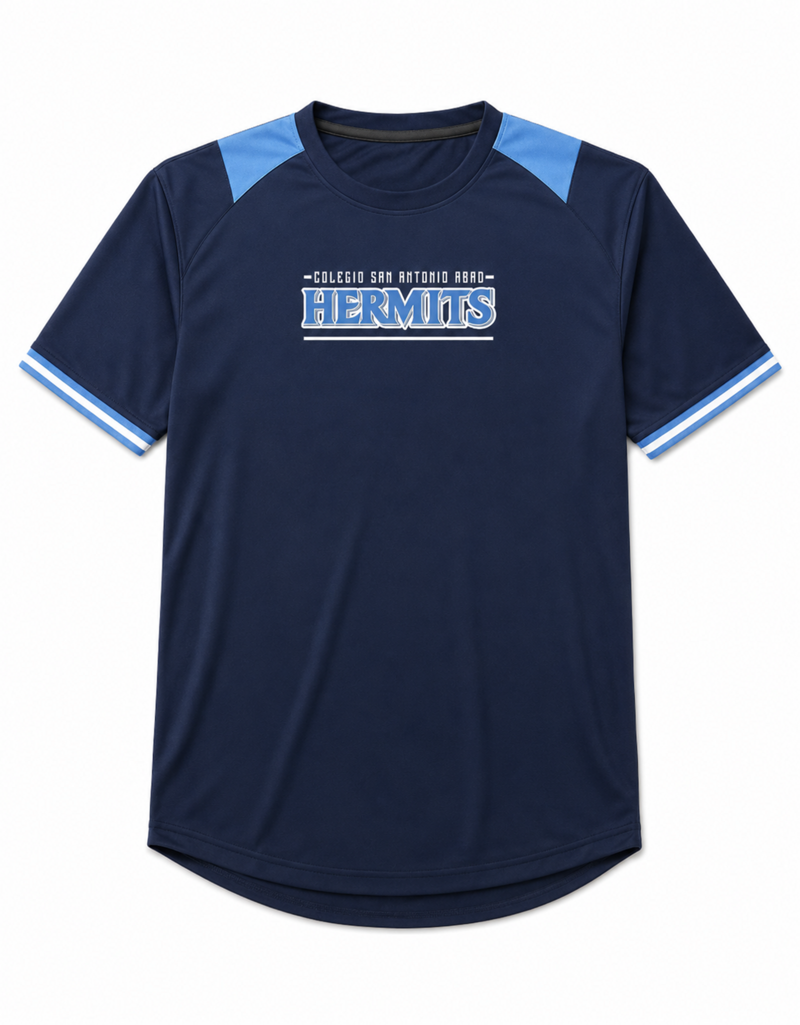 Col. San Antonio Abad T-Shirt  | Azul Navy y Azul Claro | Ed. Fisica | Col. San Antonio Abad