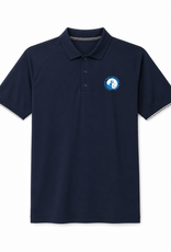 Col. San Antonio Abad Polo Niño | Azul Navy y Vivo Blanco Manga | Col. San Antonio Abad