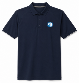 Col. San Antonio Abad Polo Niño | Azul Navy y Vivo Blanco Manga | Col. San Antonio Abad