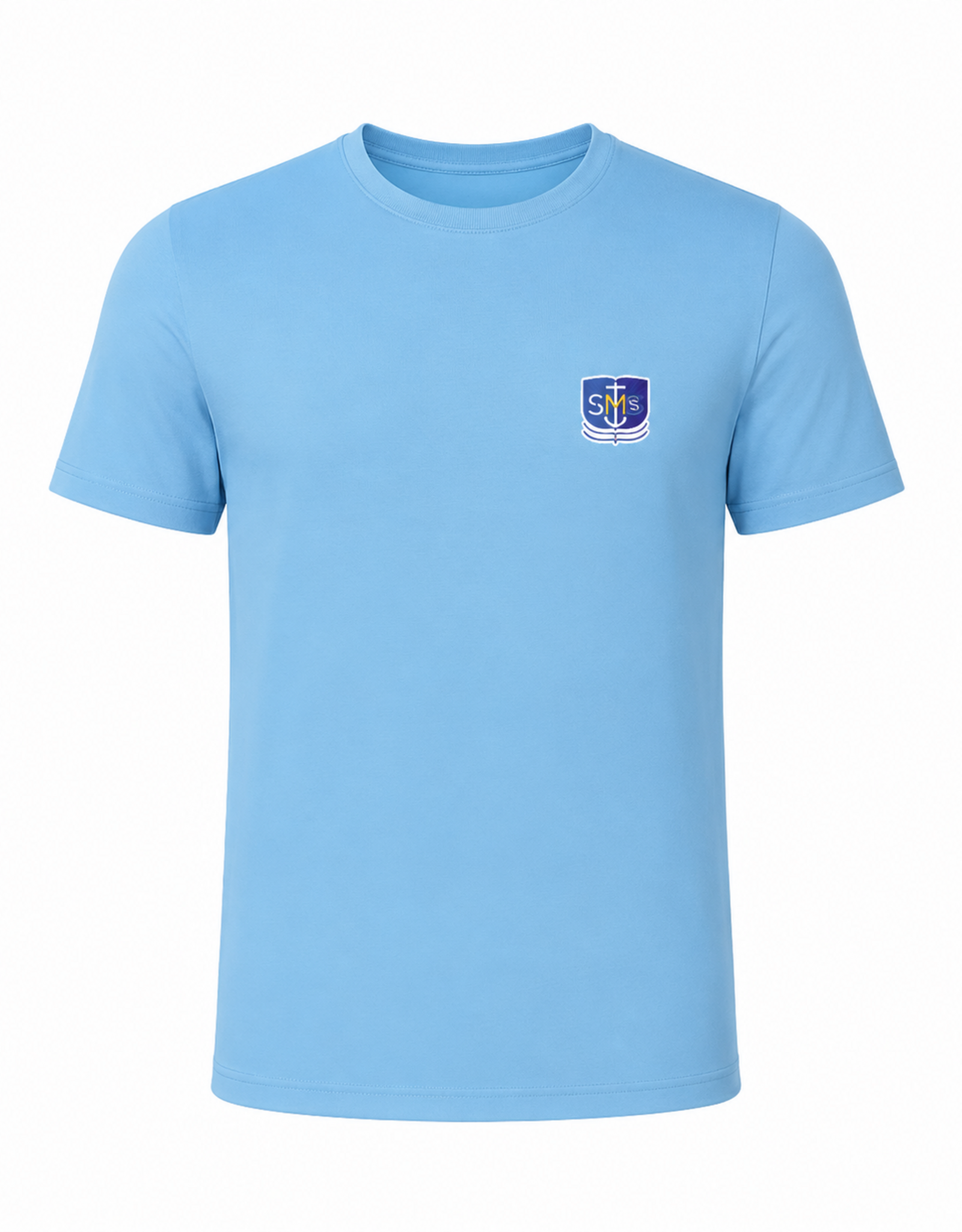 St. Monica Bilingual School T-Shirt | Azul Claro | Saint Monica