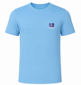 St. Monica Bilingual School T-Shirt | Azul Claro | Saint Monica