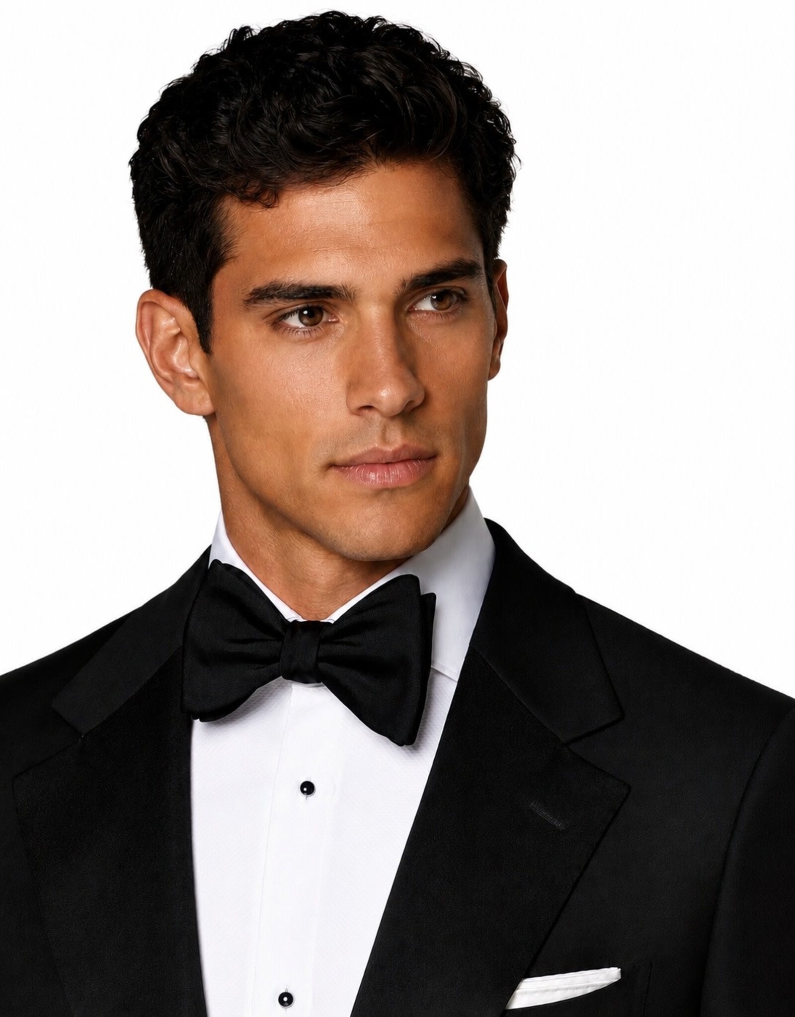 Stacy Adams Tuxedo Bow Tie | Poly-Silk