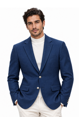 Antonio Cardinni Blazer Silk Blend | Pique | Hand stitched with silver buttons