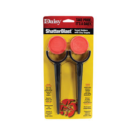 DAISY SHATTERBLAST CLAY TARGETS WITH TARGET STAKES