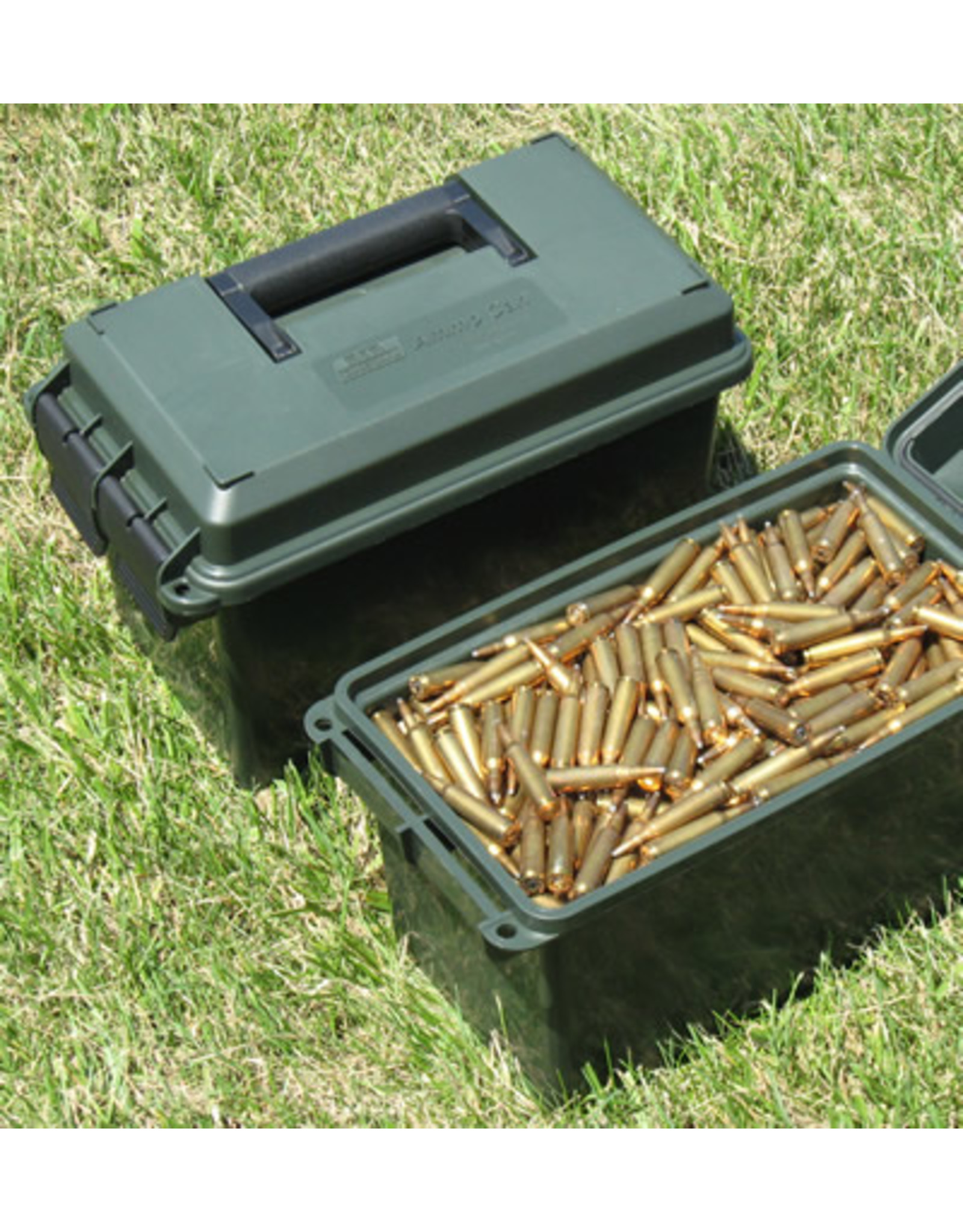 Коробка с патронами. MTM 50 cal Ammo can. Герметичный ящик для хранения патронов для нарезного оружия. Ac50c-40. Ящик MTM. Армейские ящики для патронов 7,62х51 НАТО.